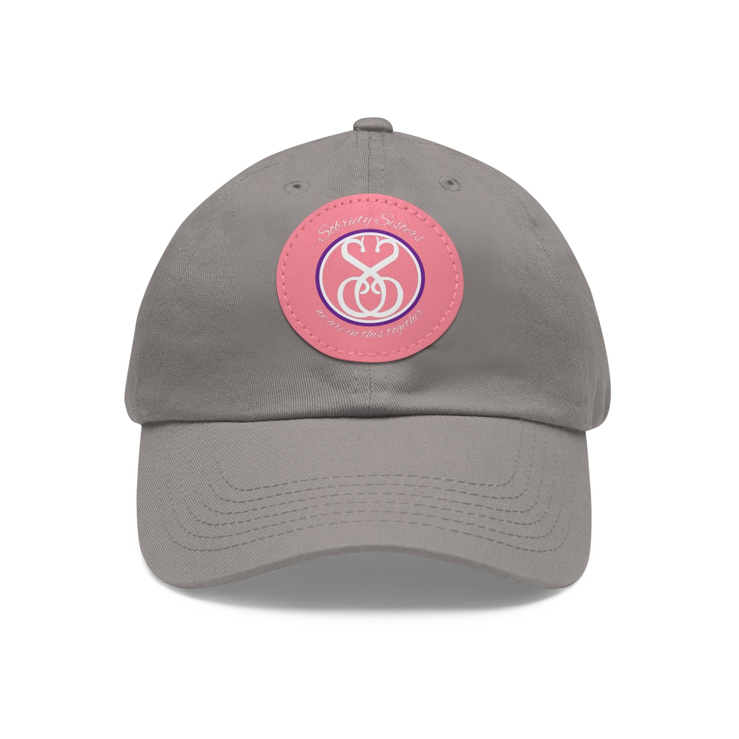 Sobriety Sisters Logo - Hat, Round Leather Patch