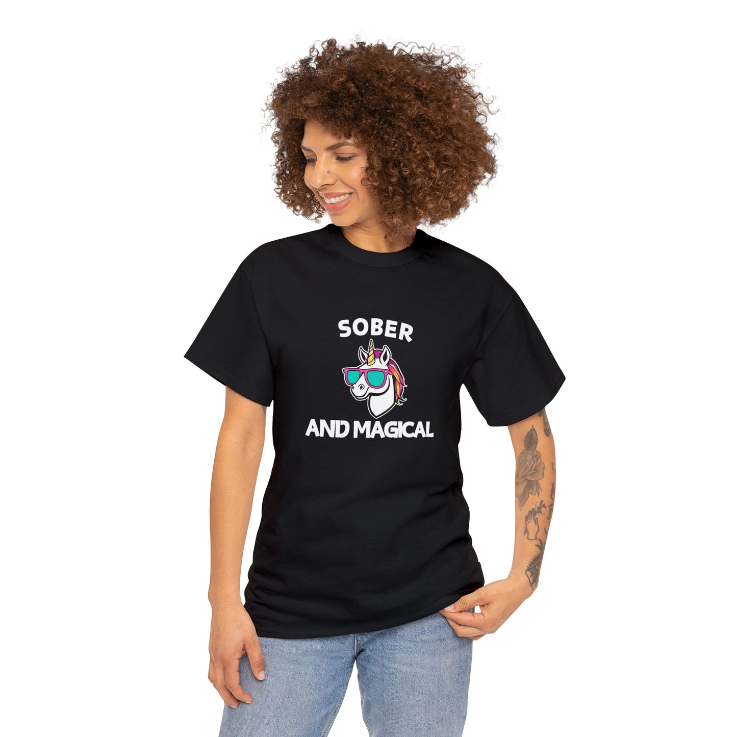 Sober and Magical - Unisex Heavy Cotton Tee