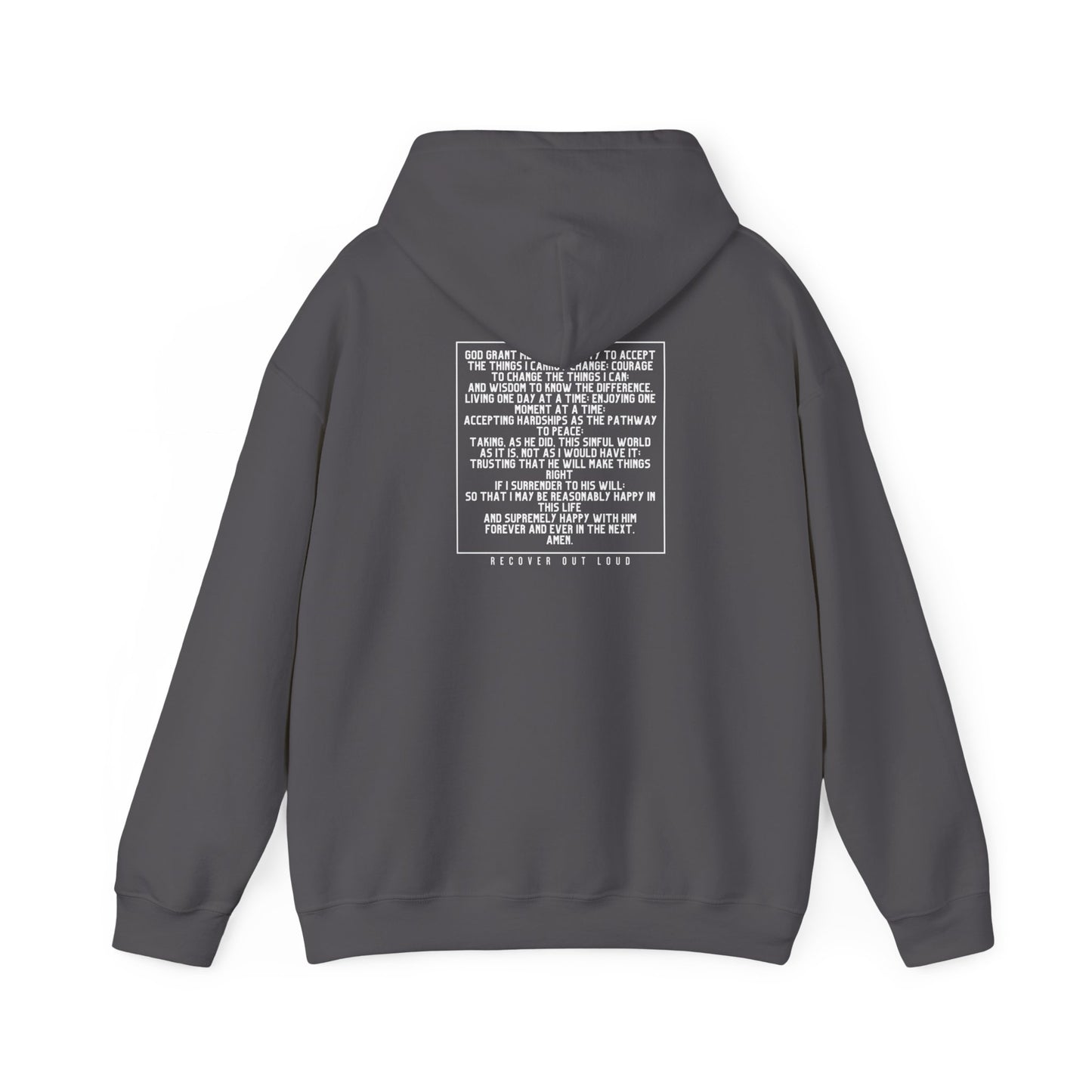 Sobriety Sisters, Serenity Prayer - Unisex Heavy Blend™ Hooded Sweatshirt