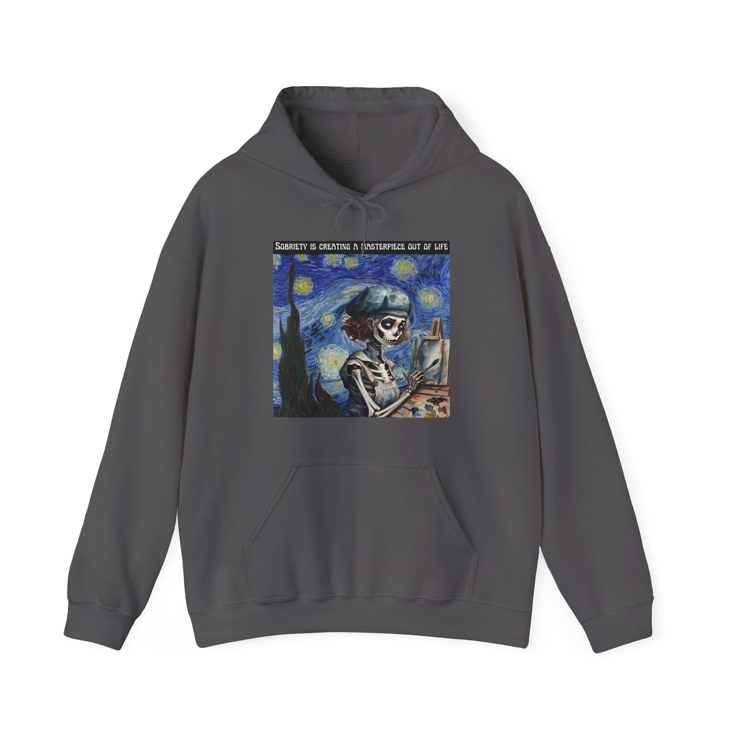 Sobriety Is Creating A Masterpiece Out Of Life - Unisex Heavy Blend™ Hooded Sweatshirt