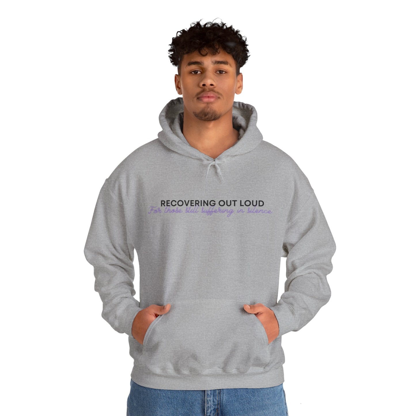 Recovering Out Loud - Unisex Heavy Blend™ Hooded Sweatshirt