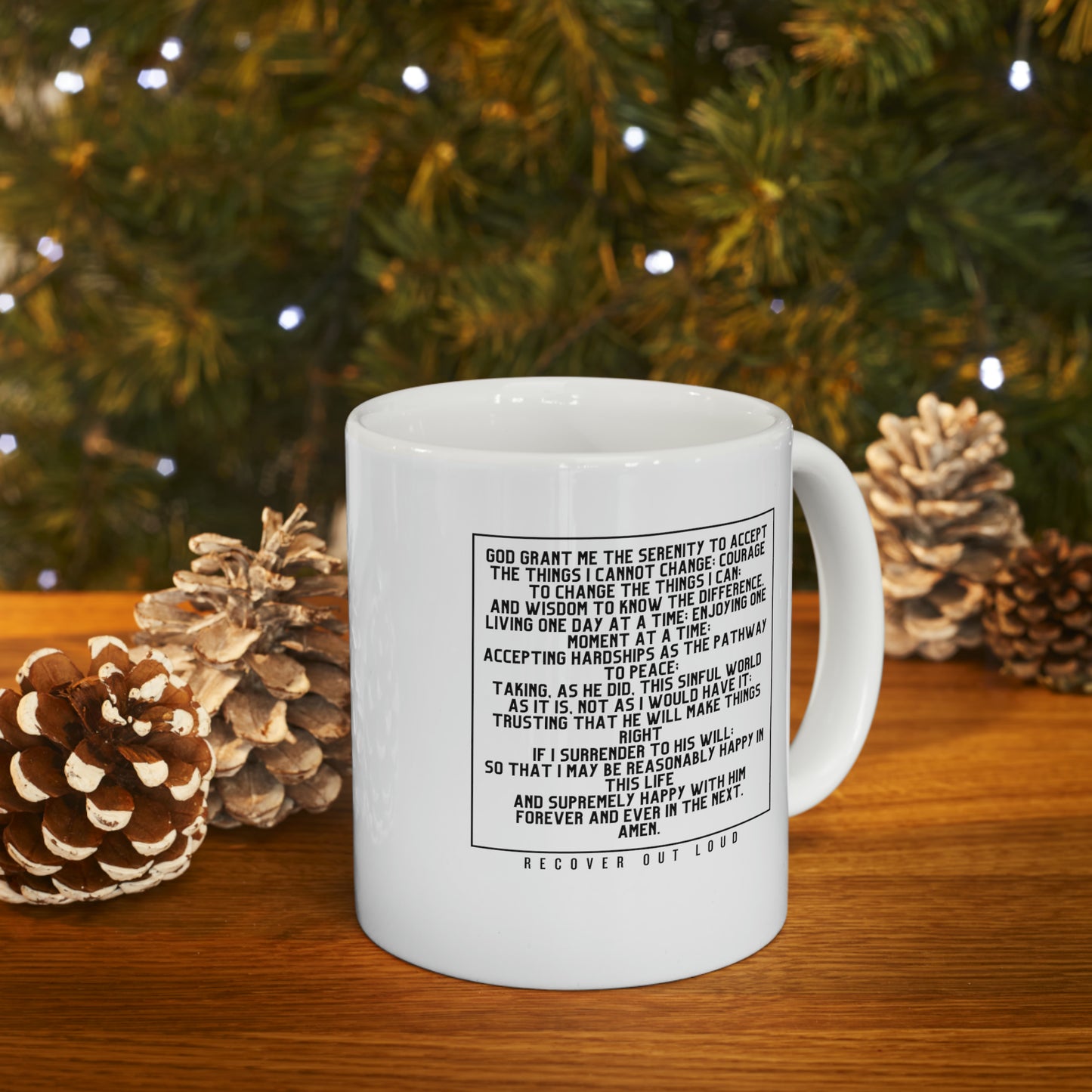 Serenity Prayer - Ceramic Mug, 11oz