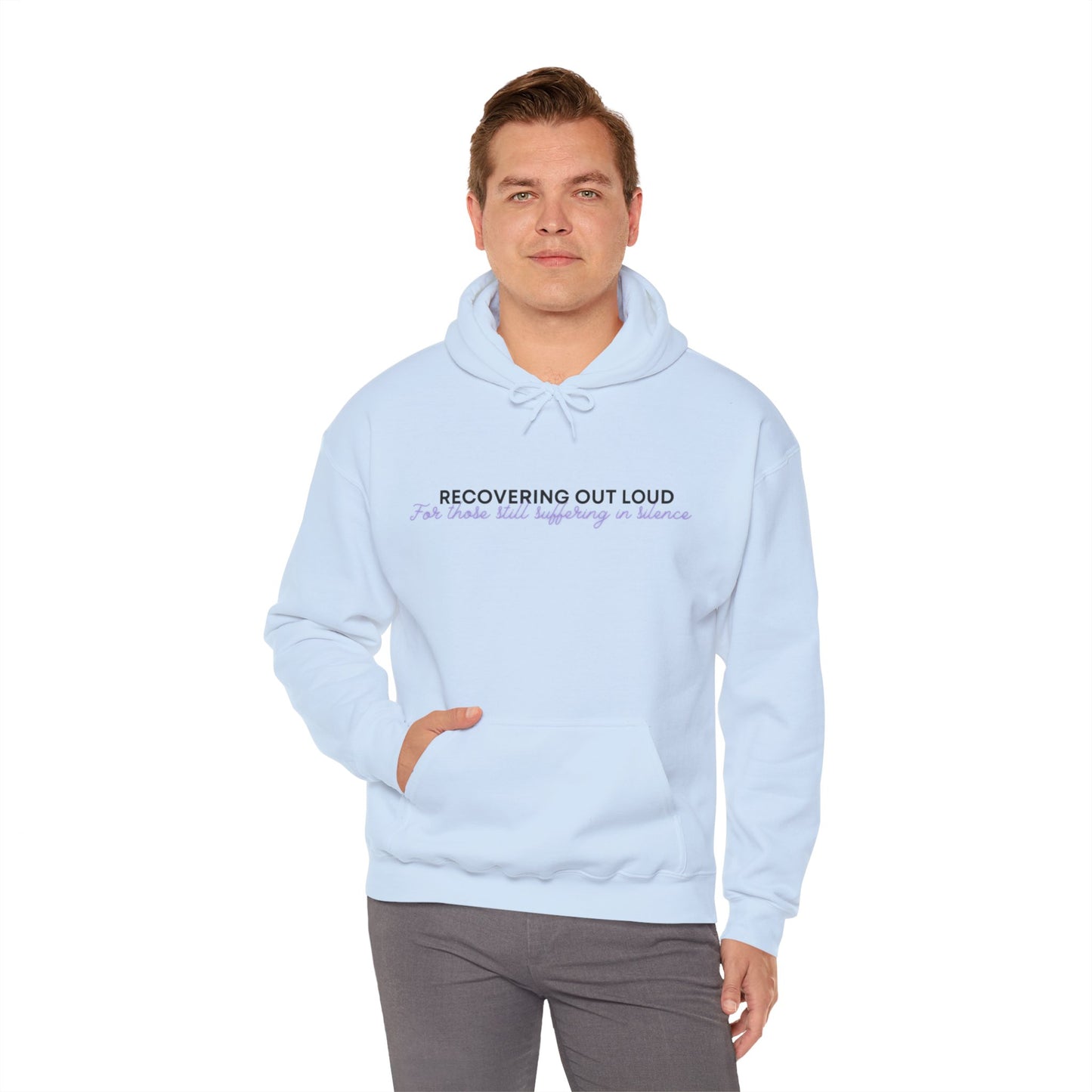 Recovering Out Loud - Unisex Heavy Blend™ Hooded Sweatshirt