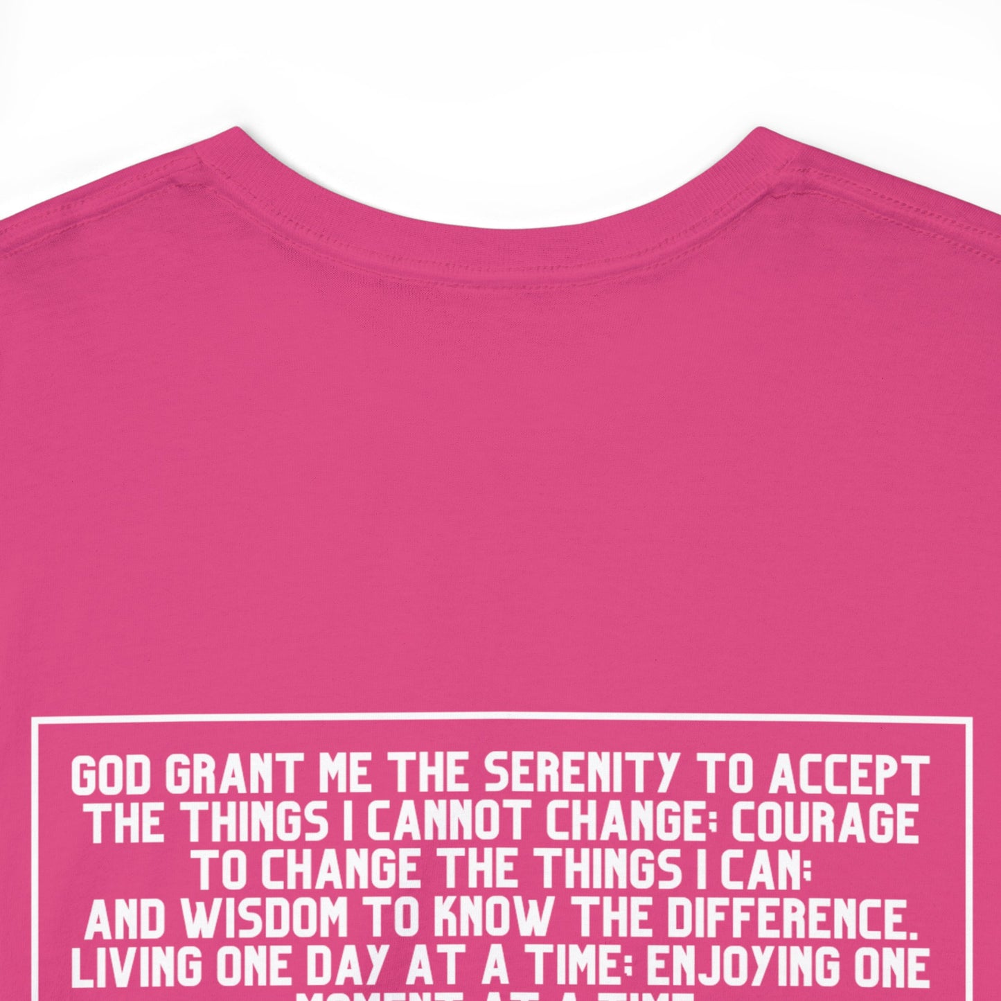 Sobriety Sisters, Serenity Prayer - Unisex Heavy Cotton Tee