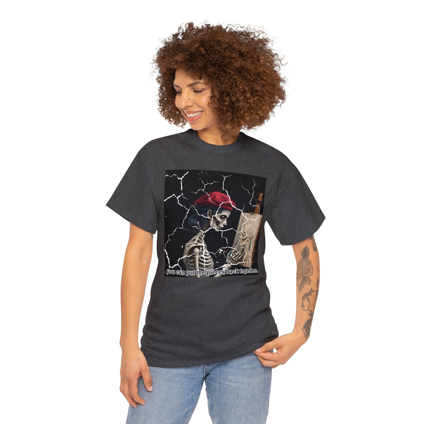 You Can Put The Pieces Back Together - Unisex Heavy Cotton Tee