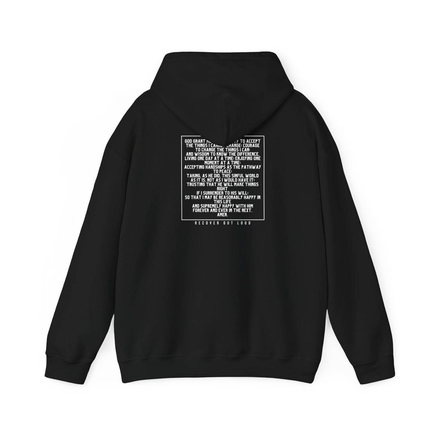 Sobriety Sisters, Serenity Prayer - Unisex Heavy Blend™ Hooded Sweatshirt