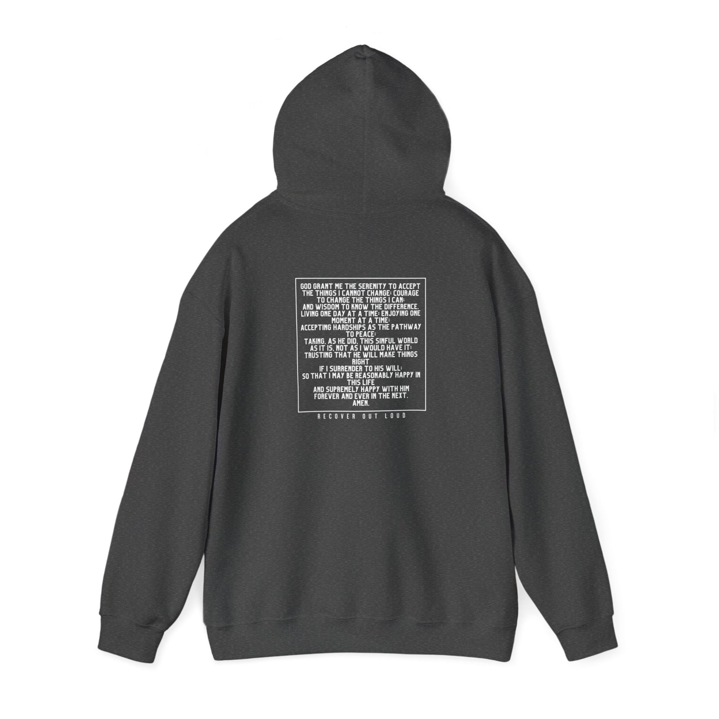 Sobriety Sisters, Serenity Prayer - Unisex Heavy Blend™ Hooded Sweatshirt