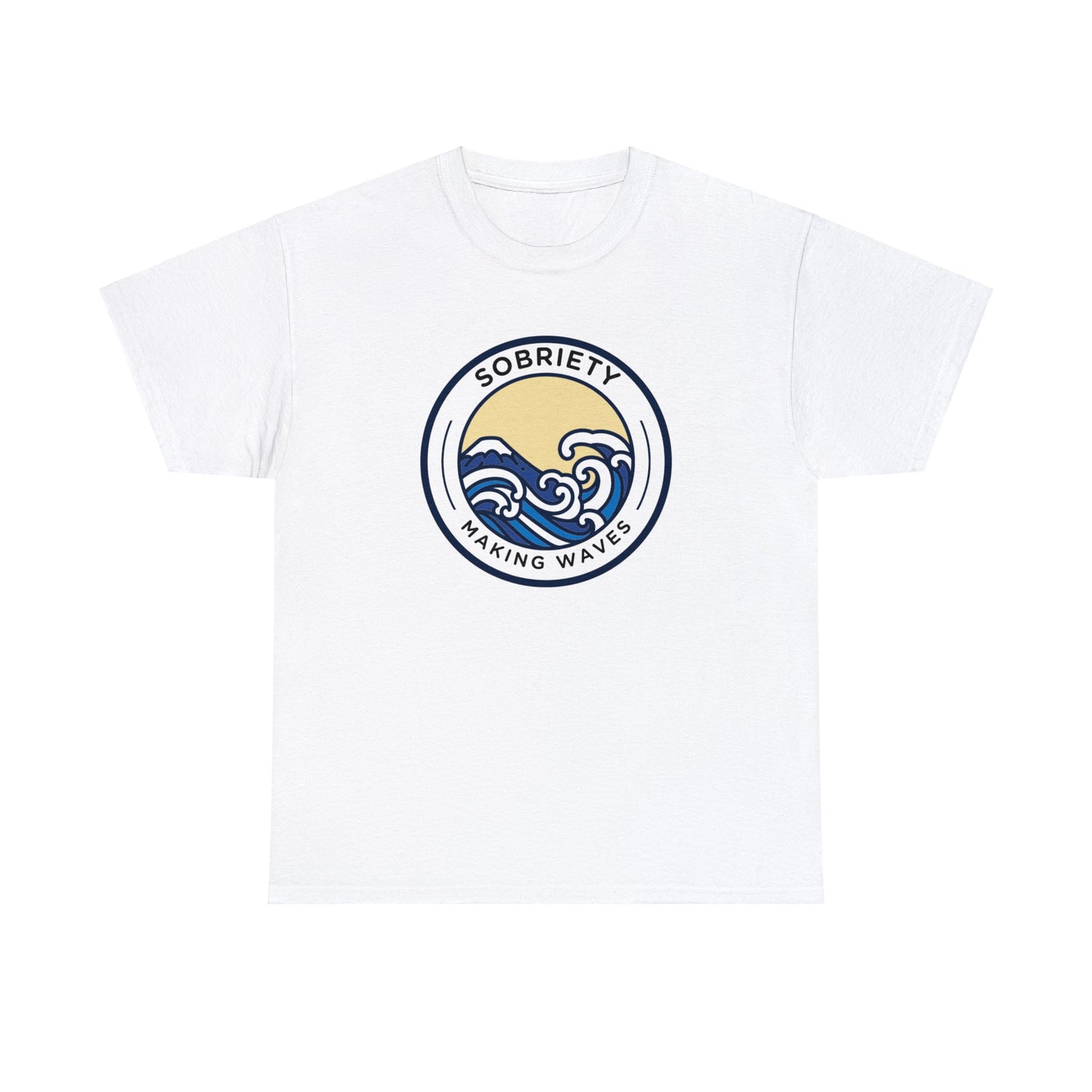 Sobriety Making Waves - Unisex Heavy Cotton Tee