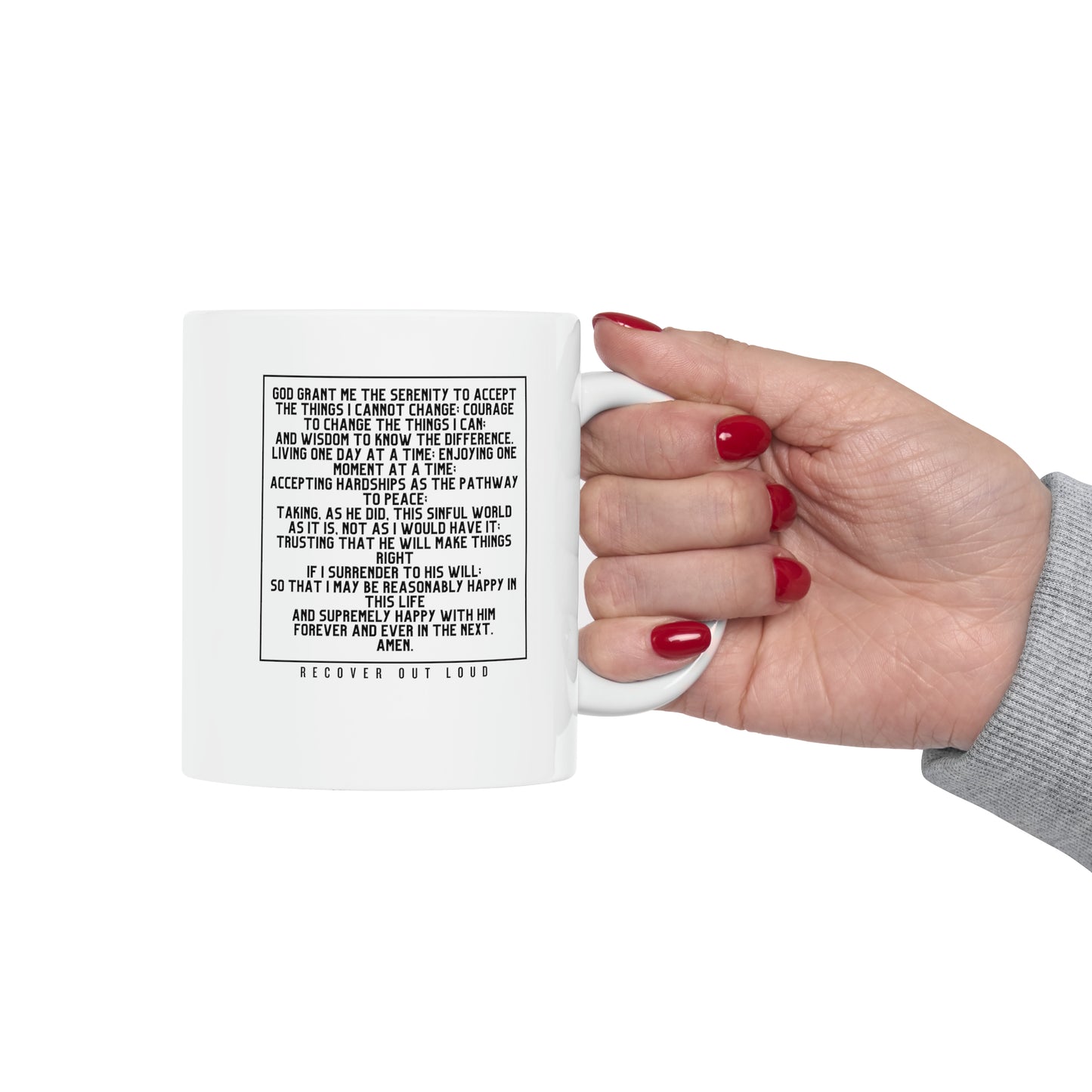 Serenity Prayer - Ceramic Mug, 11oz