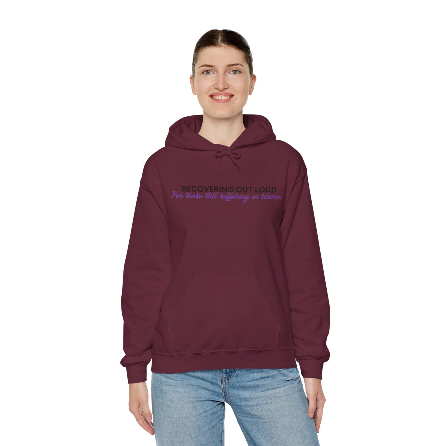 Recovering Out Loud - Unisex Heavy Blend™ Hooded Sweatshirt