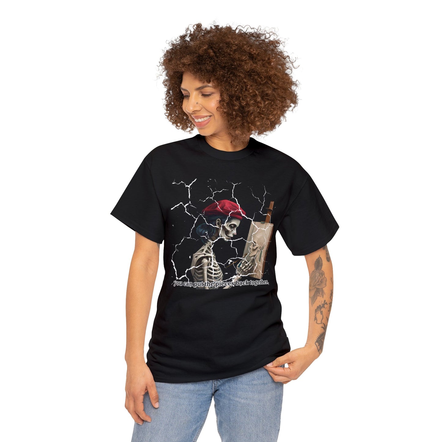 You Can Put The Pieces Back Together - Unisex Heavy Cotton Tee