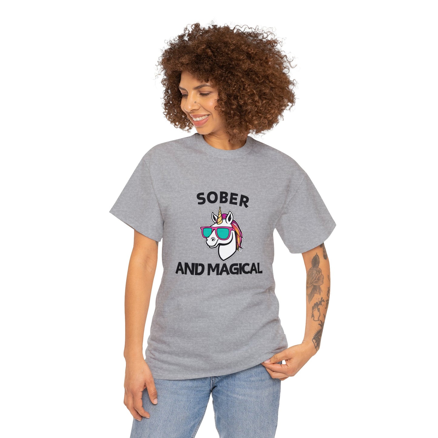 Sober and Magical - Unisex Heavy Cotton Tee