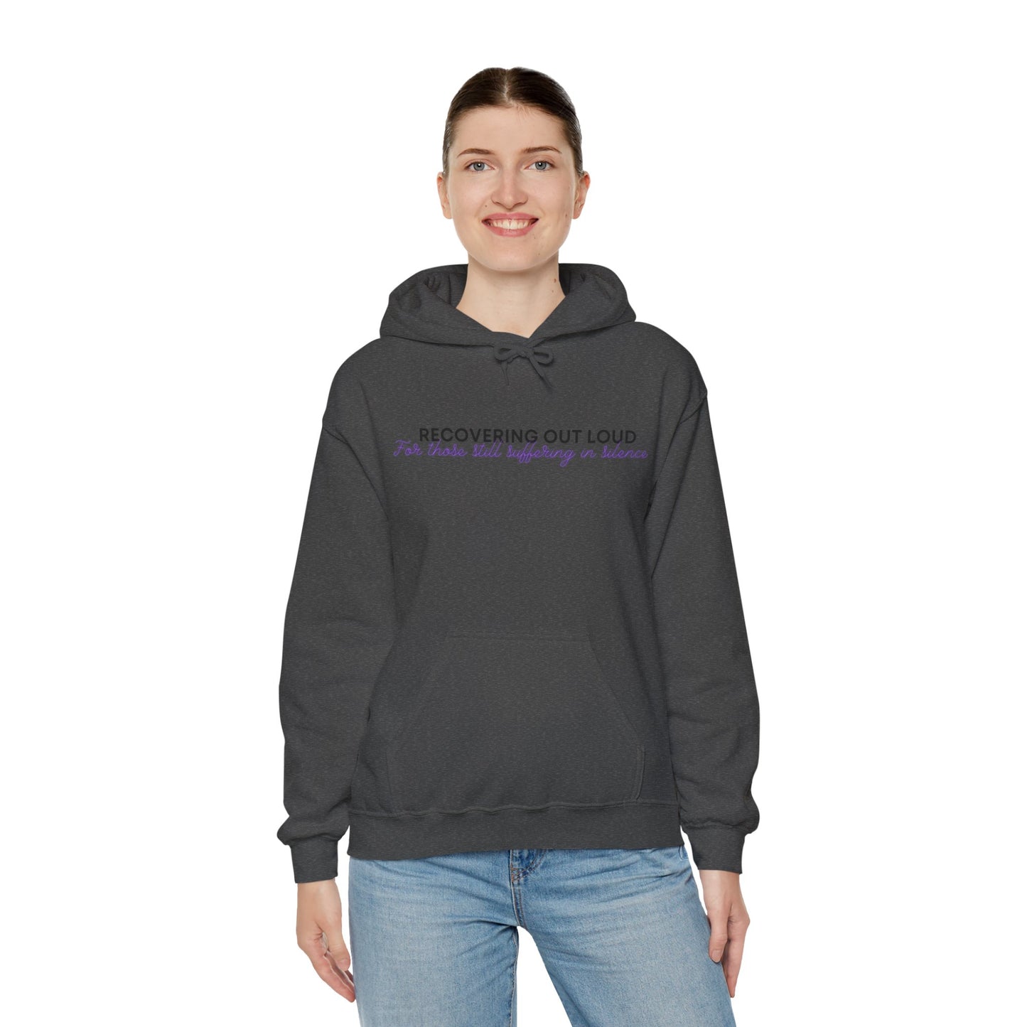 Recovering Out Loud - Unisex Heavy Blend™ Hooded Sweatshirt