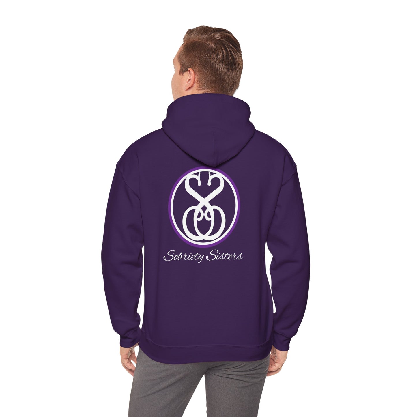 Sobriety Sisters Love - Unisex Heavy Blend™ Hooded Sweatshirt