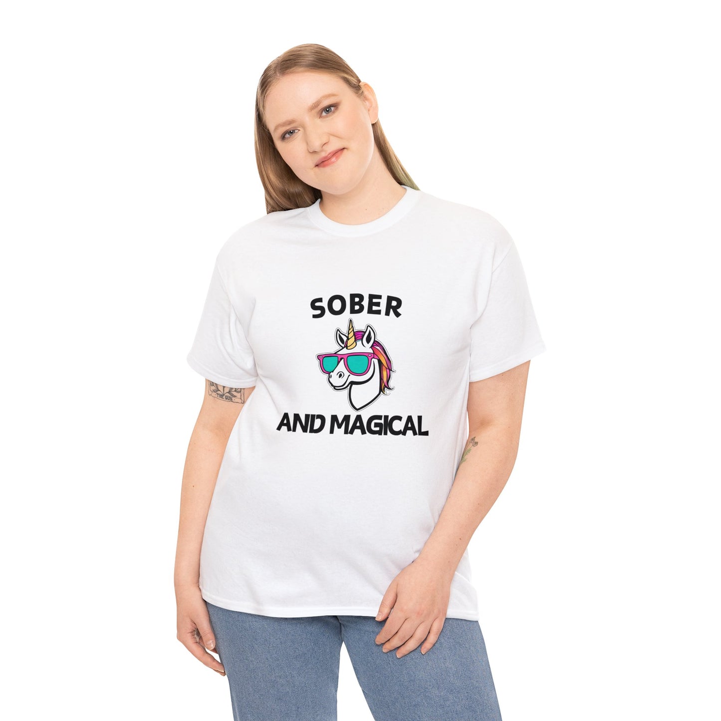 Sober and Magical - Unisex Heavy Cotton Tee