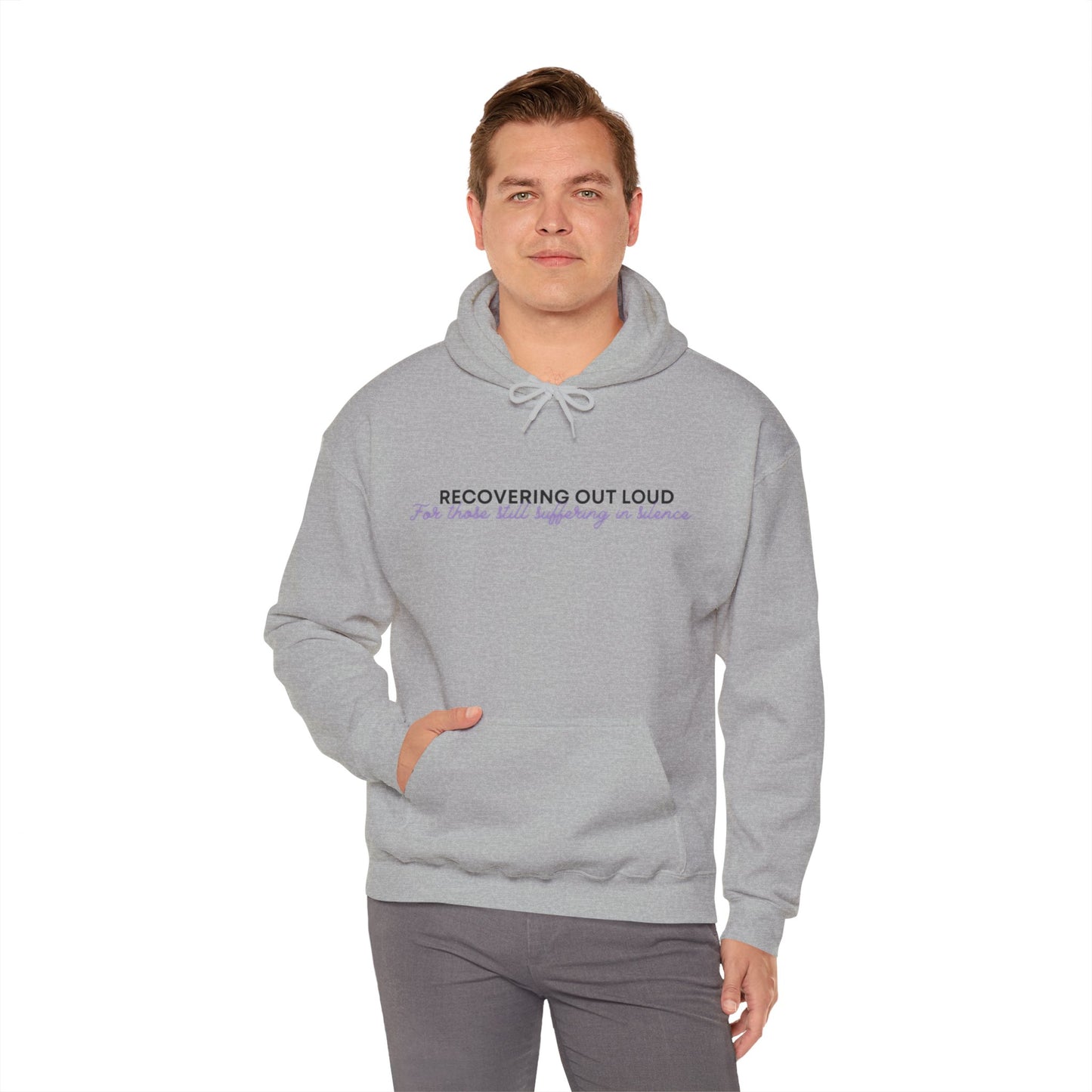 Recovering Out Loud - Unisex Heavy Blend™ Hooded Sweatshirt