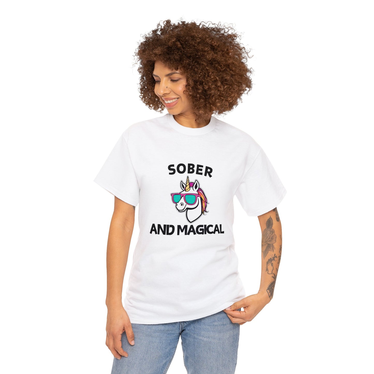 Sober and Magical - Unisex Heavy Cotton Tee