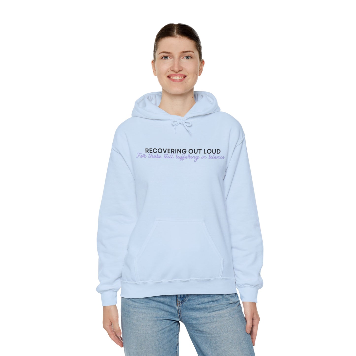 Recovering Out Loud - Unisex Heavy Blend™ Hooded Sweatshirt