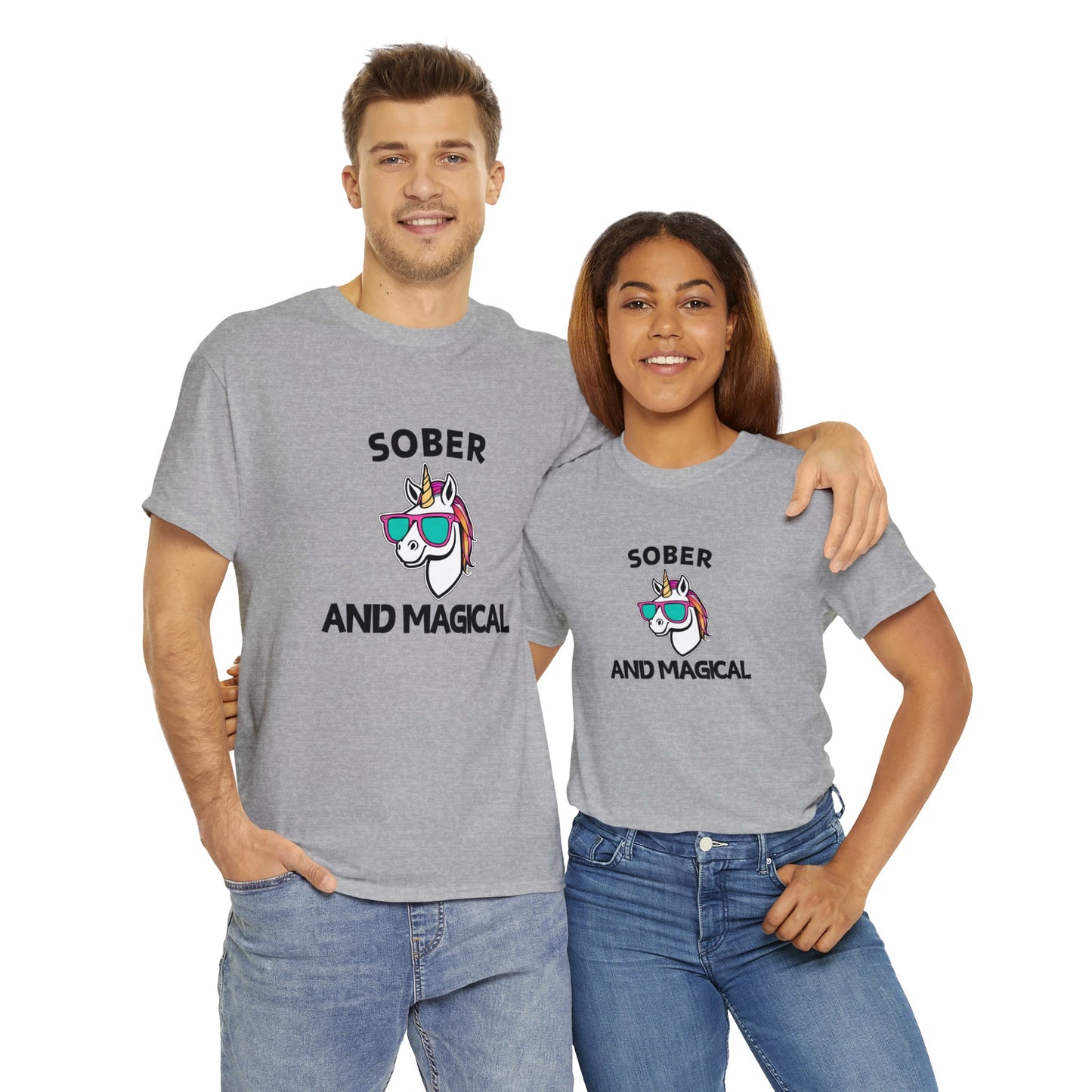 Sober and Magical - Unisex Heavy Cotton Tee