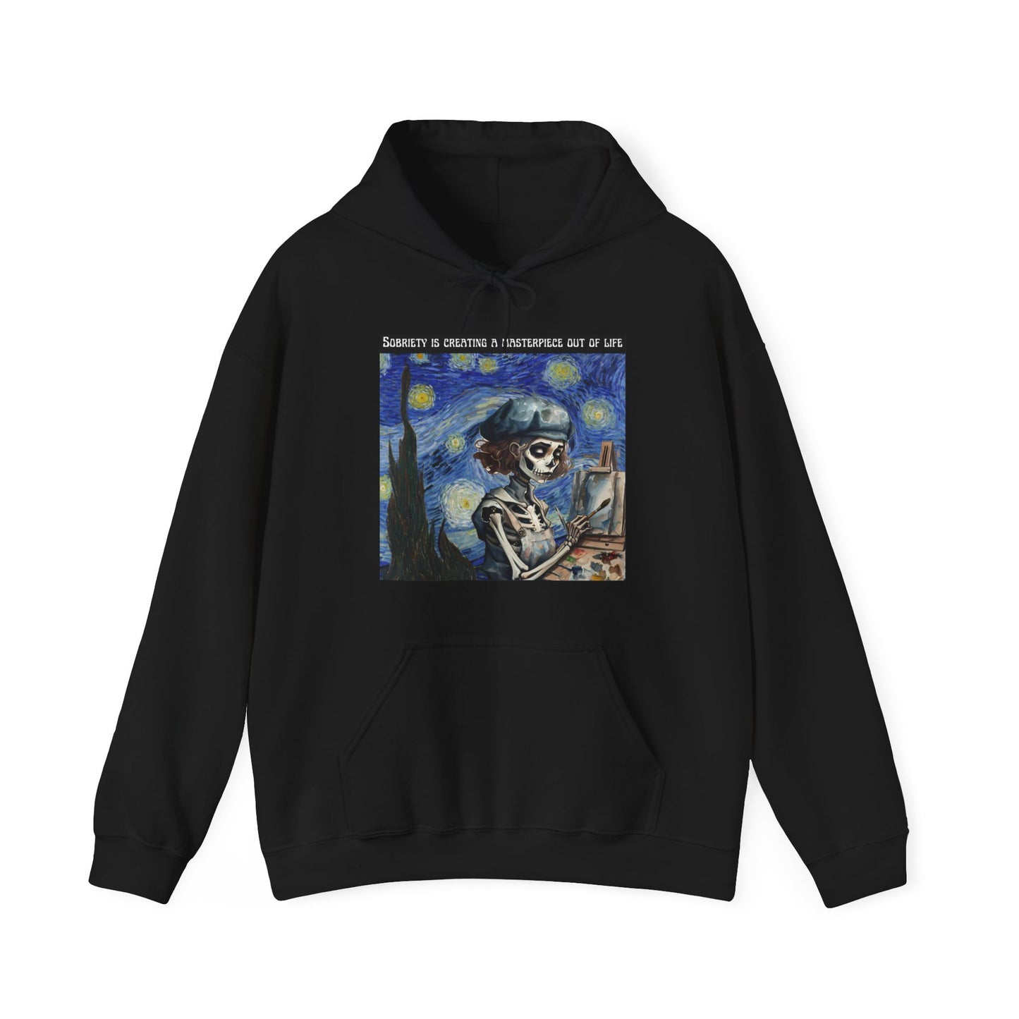 Sobriety Is Creating A Masterpiece Out Of Life - Unisex Heavy Blend™ Hooded Sweatshirt