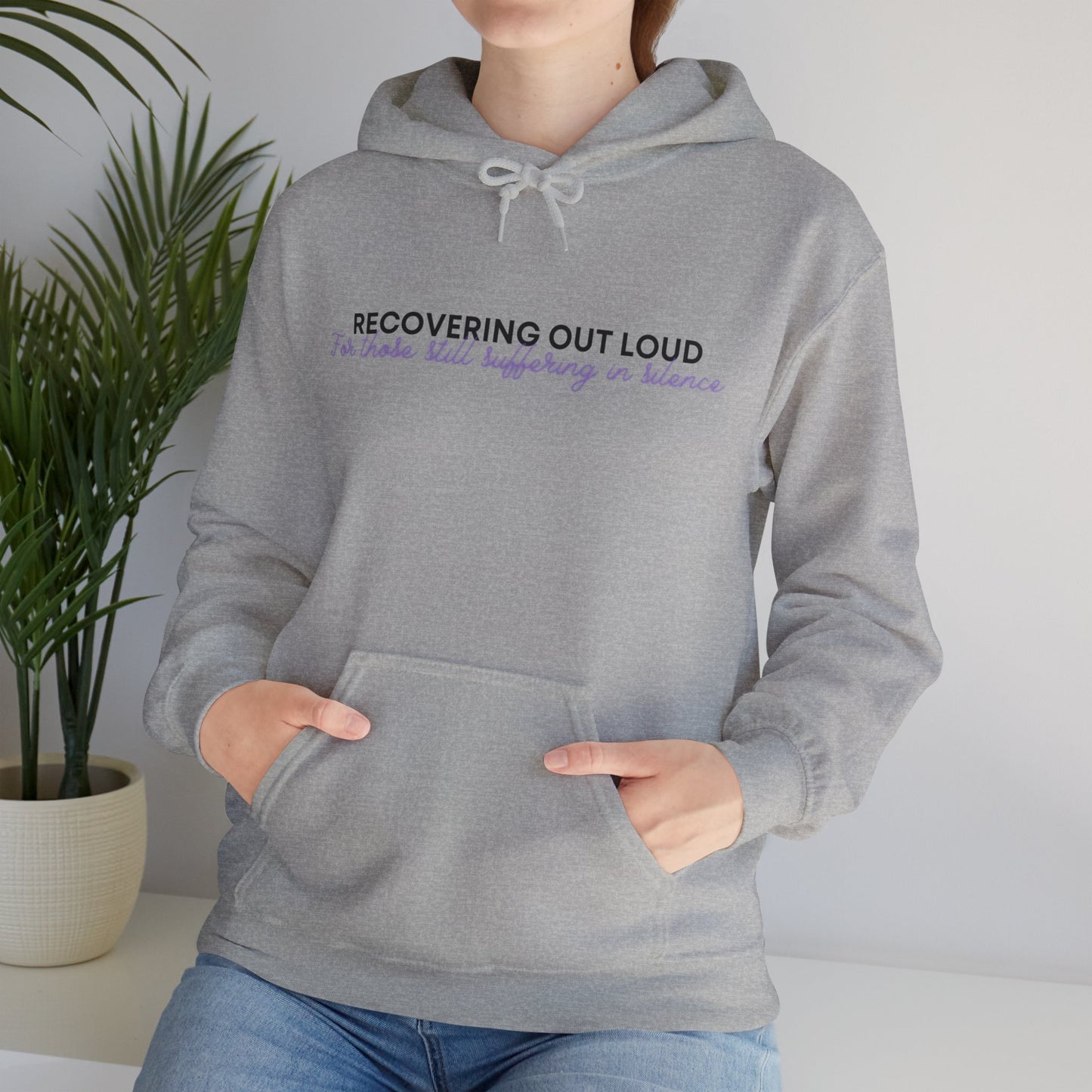 Recovering Out Loud - Unisex Heavy Blend™ Hooded Sweatshirt