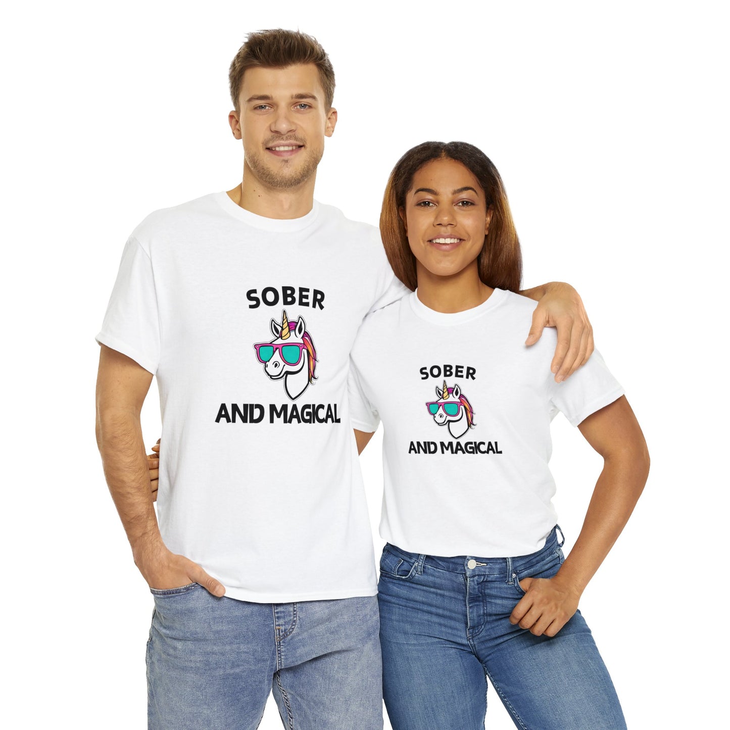 Sober and Magical - Unisex Heavy Cotton Tee