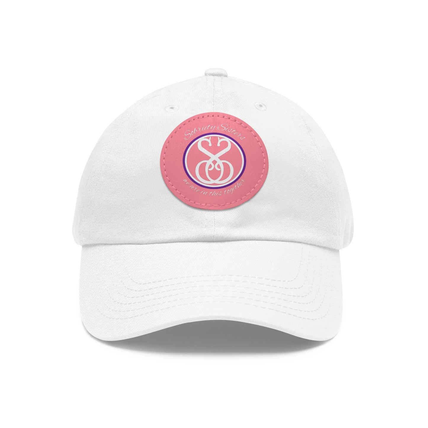 Sobriety Sisters Logo - Hat, Round Leather Patch