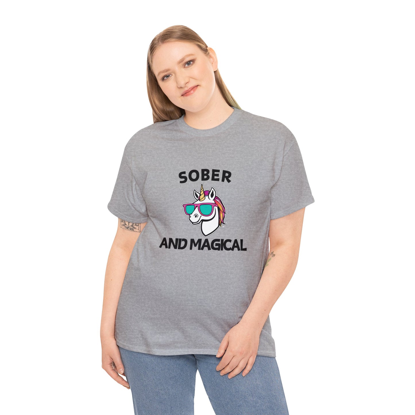 Sober and Magical - Unisex Heavy Cotton Tee