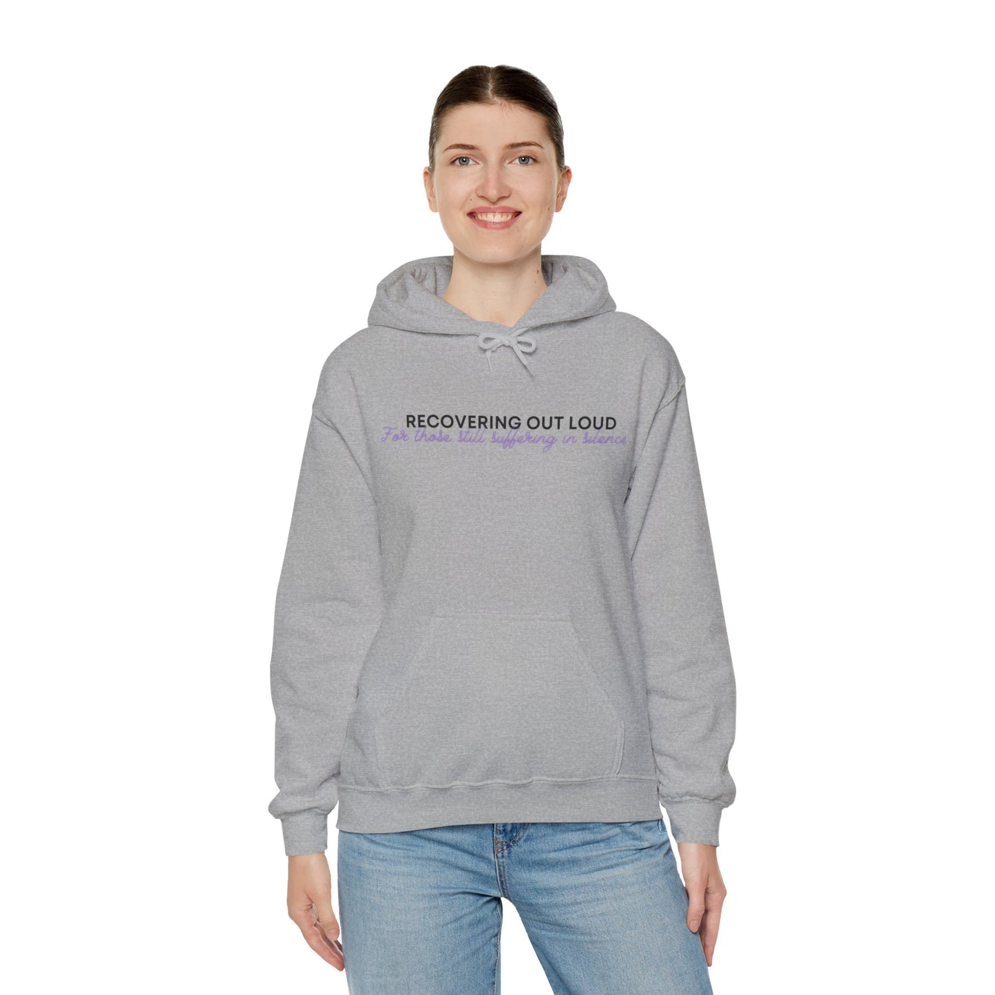 Recovering Out Loud - Unisex Heavy Blend™ Hooded Sweatshirt