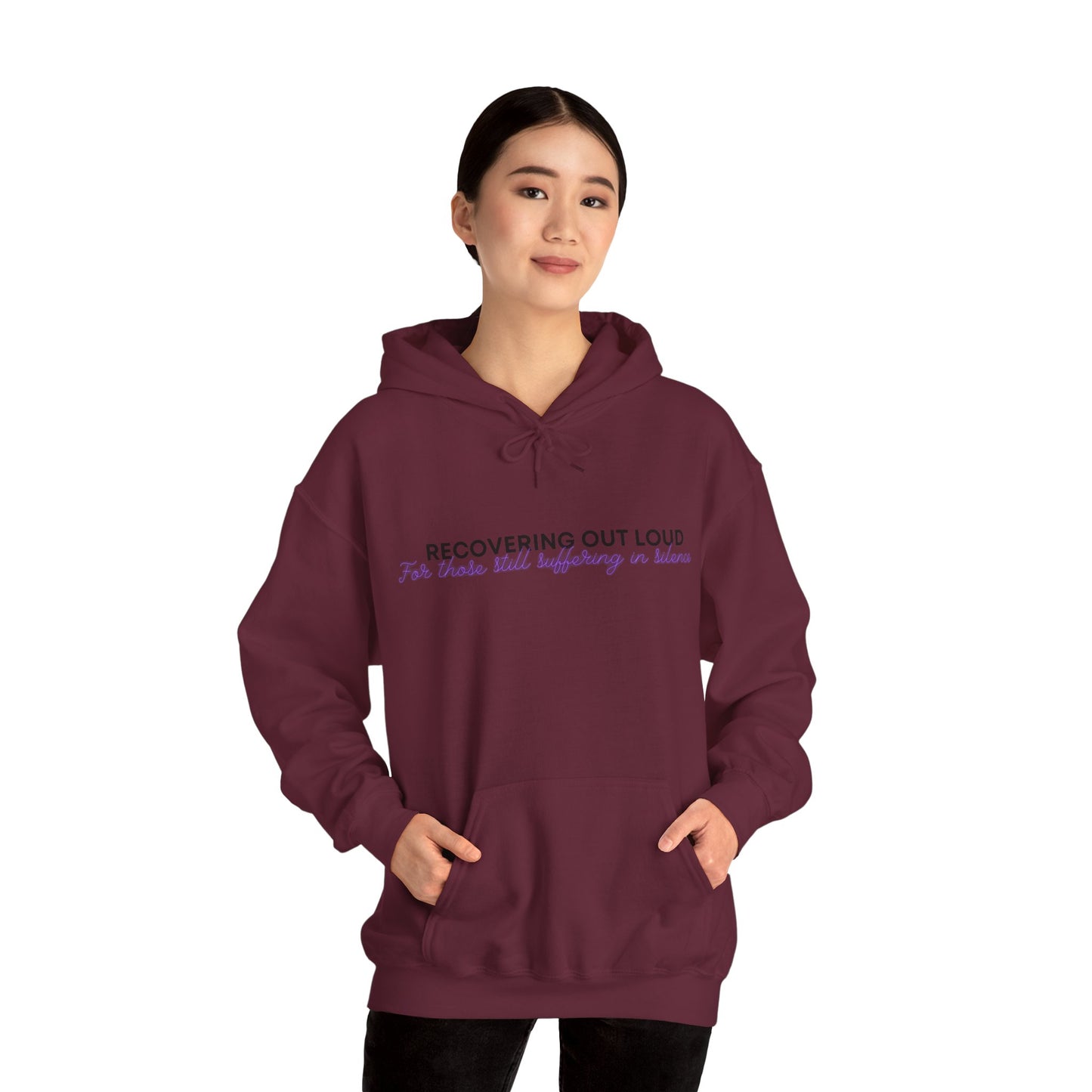 Recovering Out Loud - Unisex Heavy Blend™ Hooded Sweatshirt