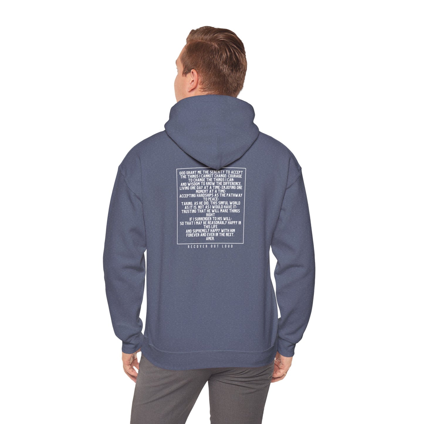 Sobriety Sisters, Serenity Prayer - Unisex Heavy Blend™ Hooded Sweatshirt