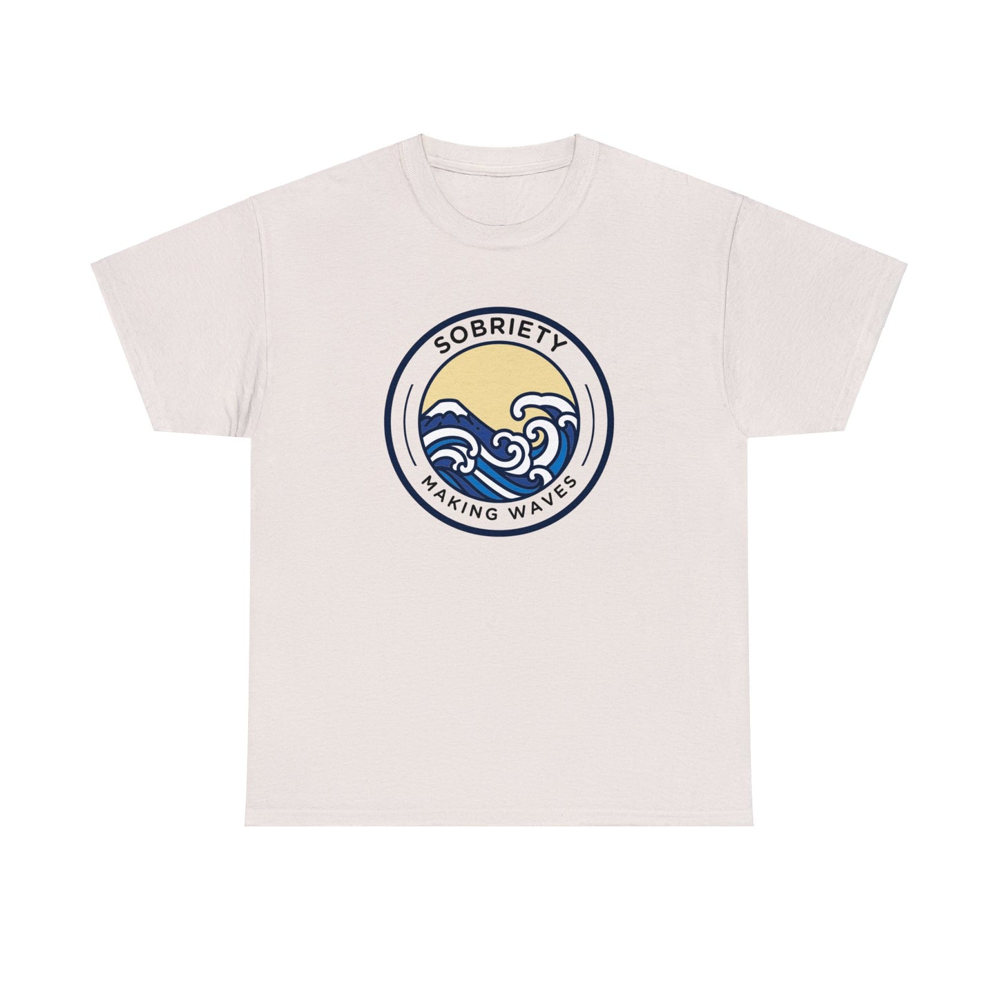 Sobriety Making Waves - Unisex Heavy Cotton Tee