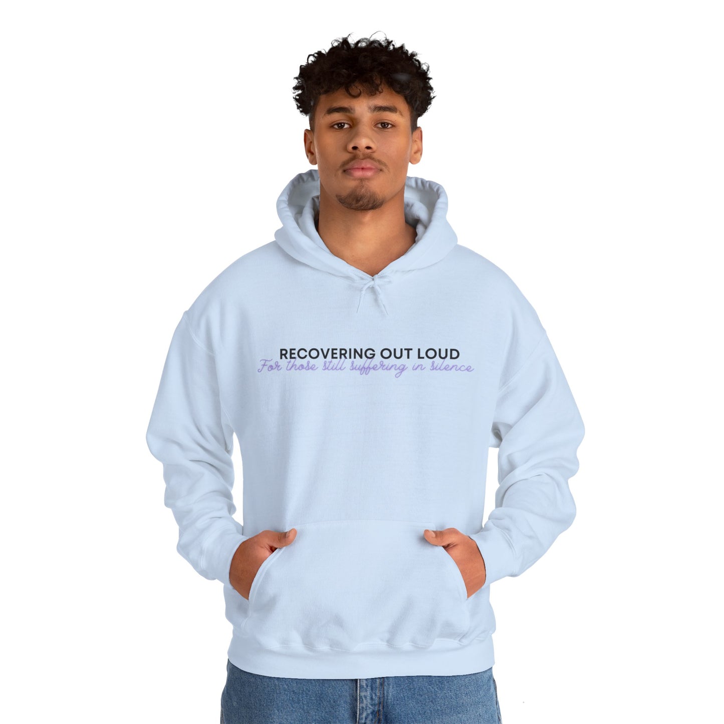 Recovering Out Loud - Unisex Heavy Blend™ Hooded Sweatshirt