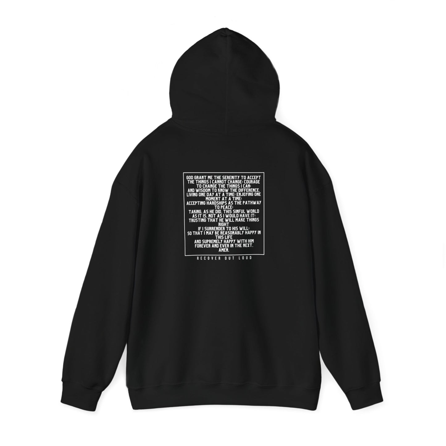 Sobriety Sisters, Serenity Prayer - Unisex Heavy Blend™ Hooded Sweatshirt