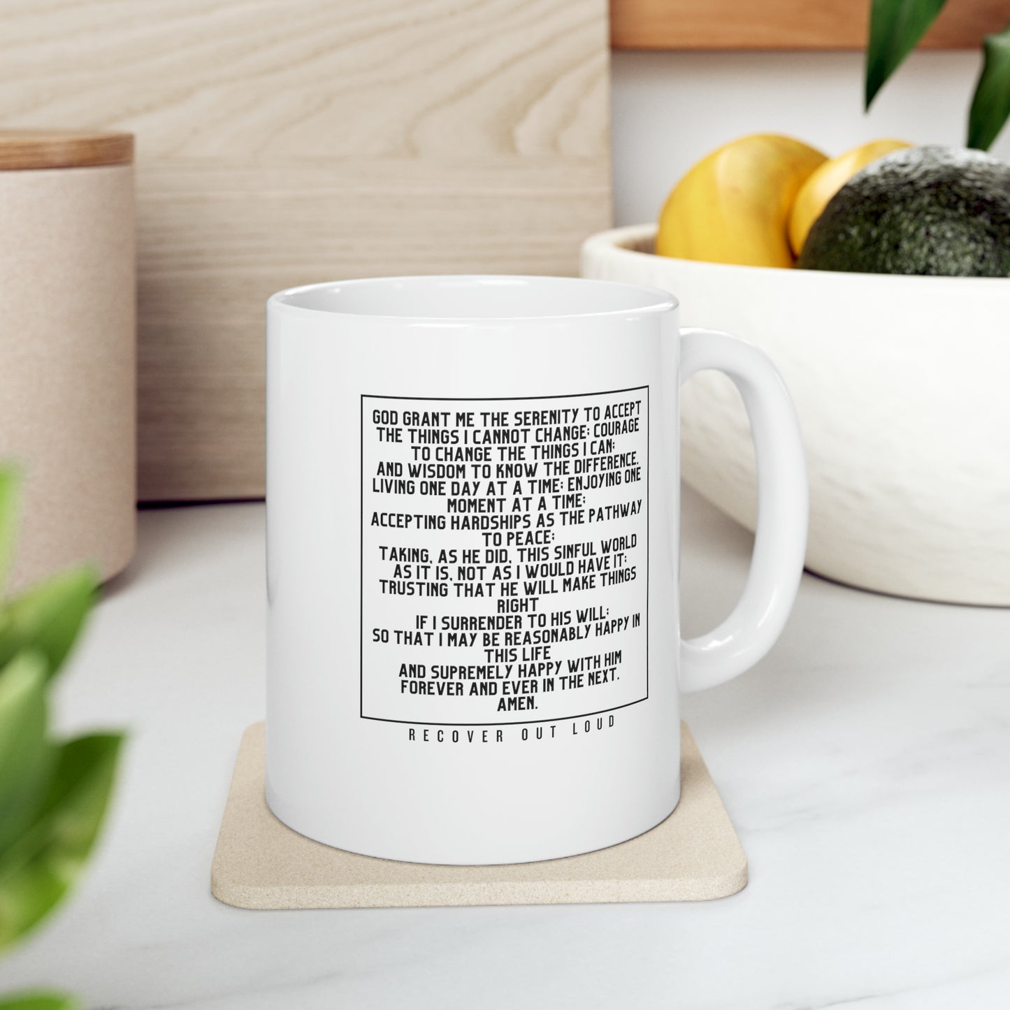 Serenity Prayer - Ceramic Mug, 11oz