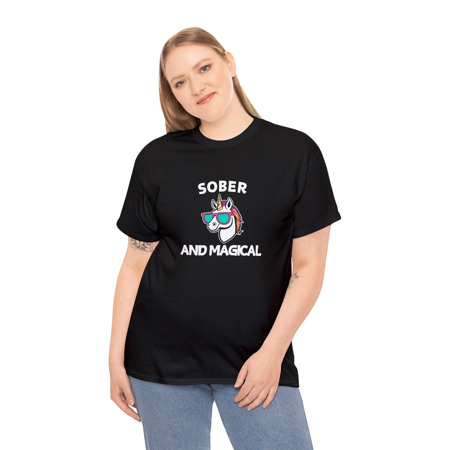 Sober and Magical - Unisex Heavy Cotton Tee