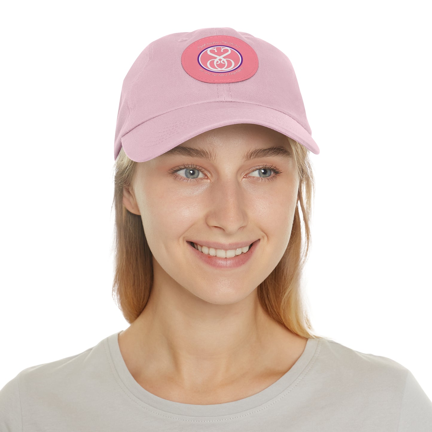 Sobriety Sisters Logo - Hat, Round Leather Patch