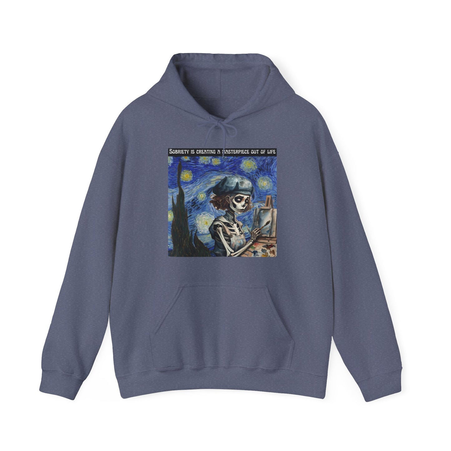 Sobriety Is Creating A Masterpiece Out Of Life - Unisex Heavy Blend™ Hooded Sweatshirt