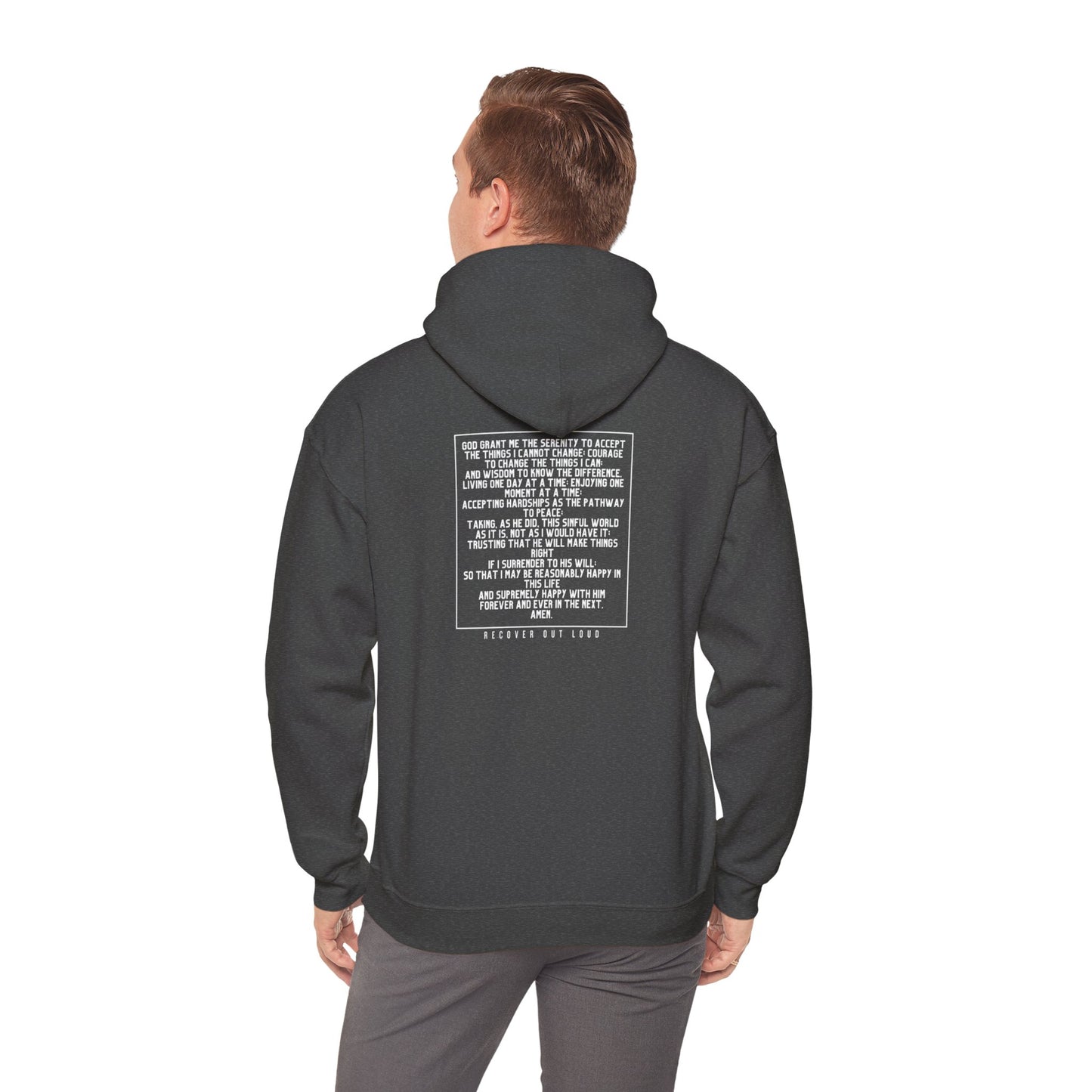 Sobriety Sisters, Serenity Prayer - Unisex Heavy Blend™ Hooded Sweatshirt