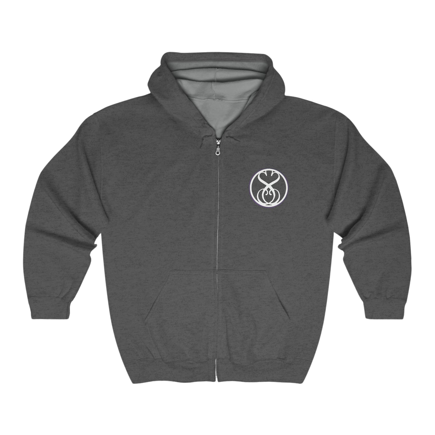 Just For Today - Unisex Heavy Blend™ Full Zip Hooded Sweatshirt