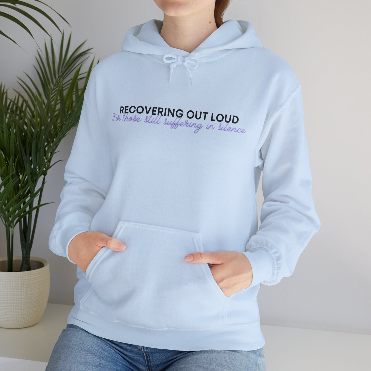 Recovering Out Loud - Unisex Heavy Blend™ Hooded Sweatshirt