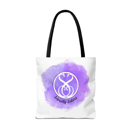 Recover Out Loud, Sobriety Sisters - Tote 18 x 18