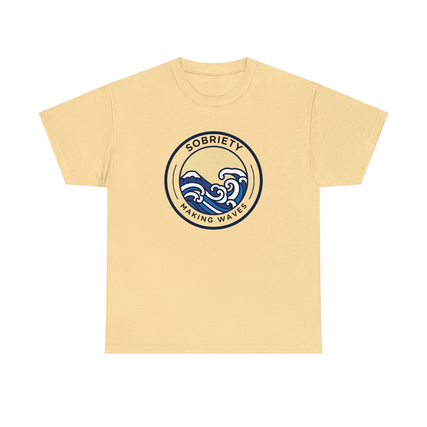 Sobriety Making Waves - Unisex Heavy Cotton Tee