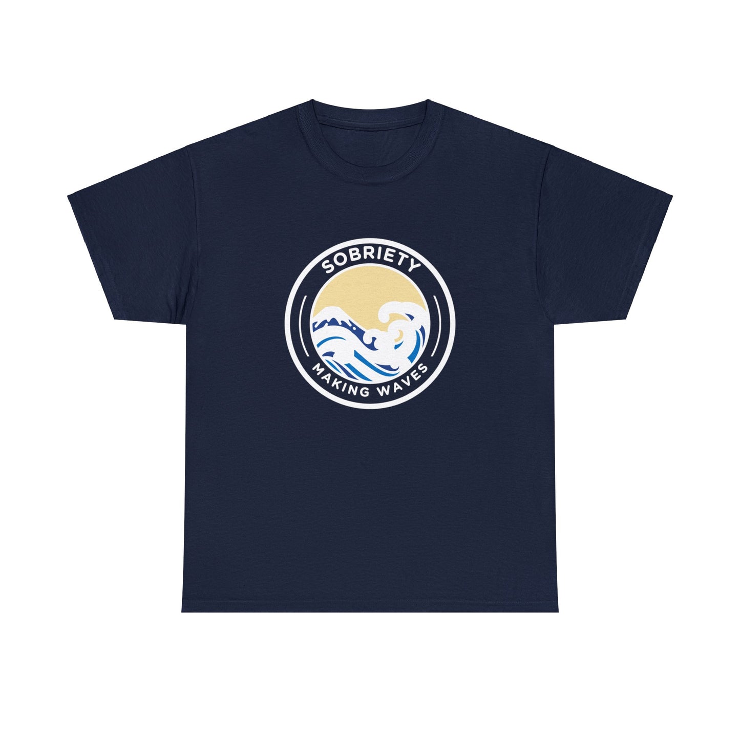 Sobriety Making Waves - Unisex Heavy Cotton Tee