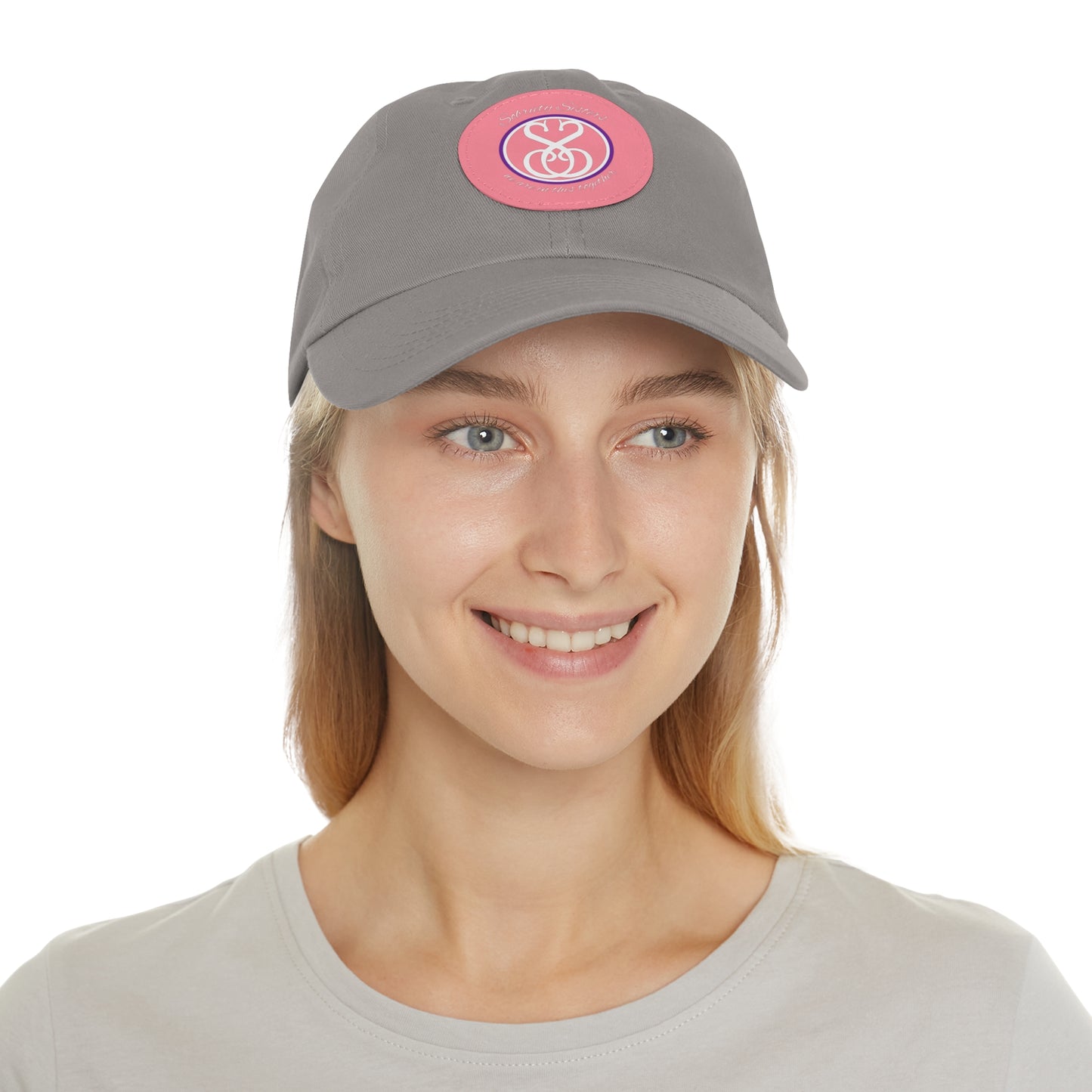 Sobriety Sisters Logo - Hat, Round Leather Patch