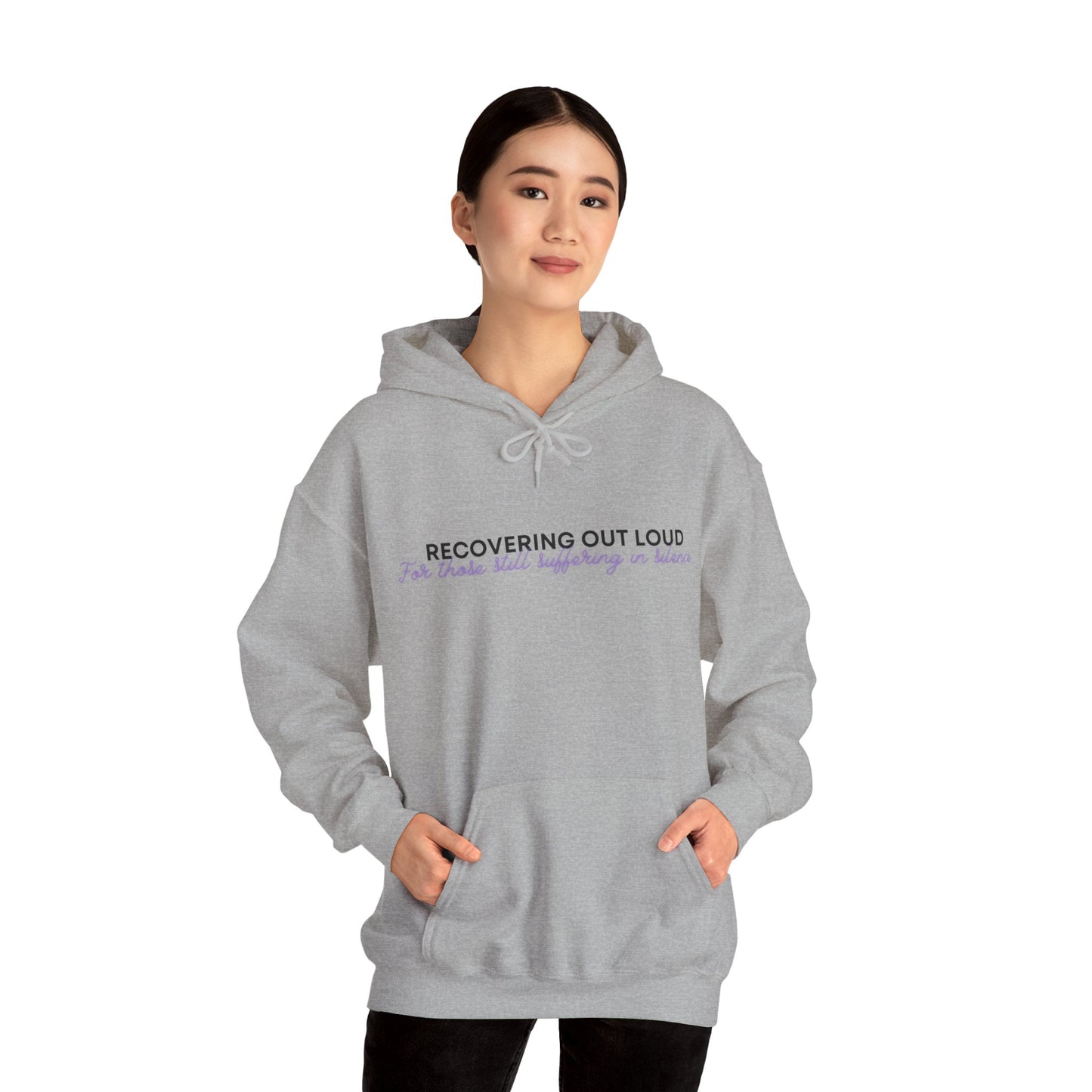 Recovering Out Loud - Unisex Heavy Blend™ Hooded Sweatshirt