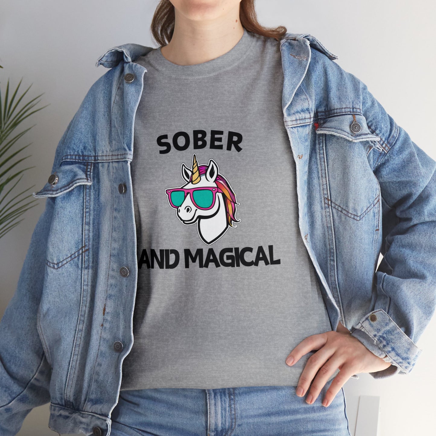 Sober and Magical - Unisex Heavy Cotton Tee