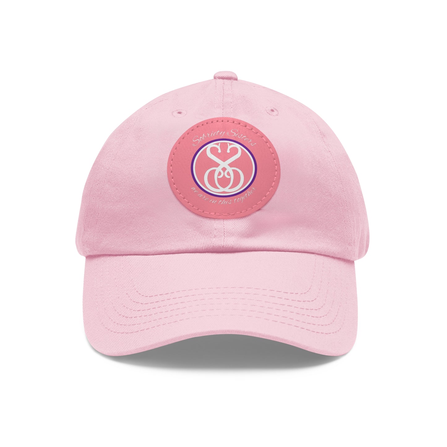 Sobriety Sisters Logo - Hat, Round Leather Patch