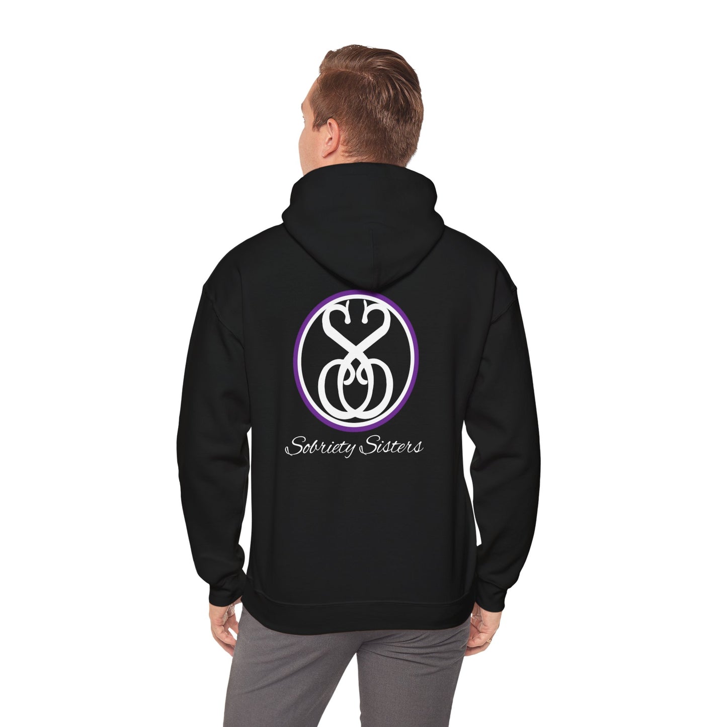 Sobriety Sisters Love - Unisex Heavy Blend™ Hooded Sweatshirt