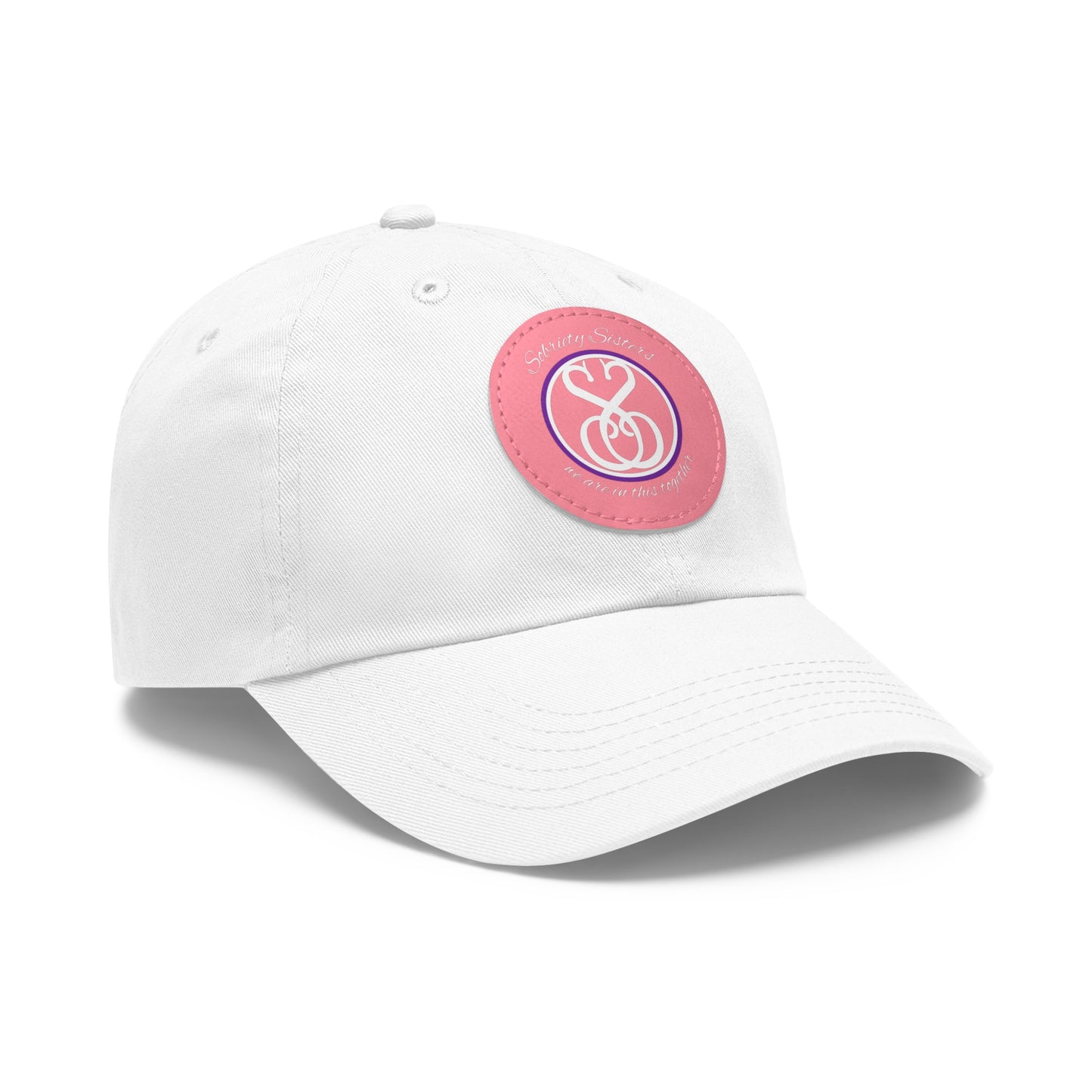 Sobriety Sisters Logo - Hat, Round Leather Patch